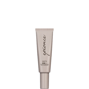 A beige tube of Epionce Lytic Tx, a skin retexturizing lotion, standing upright against a plain white background. | Blush Salon Collective - Fargo, ND