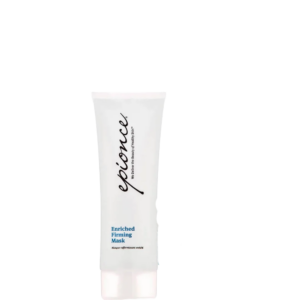 A white tube labeled “Epionce Enriched Firming Mask” stands upright against a plain white background, showcasing the luxurious enriched firming mask designed to revitalize and hydrate your skin. | Blush Salon Collective - Fargo, ND